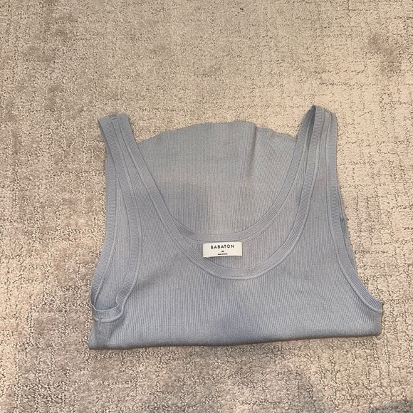 Aritzia, medium, Babaton tank, blue. Excellent condition - Picture 7 of 7